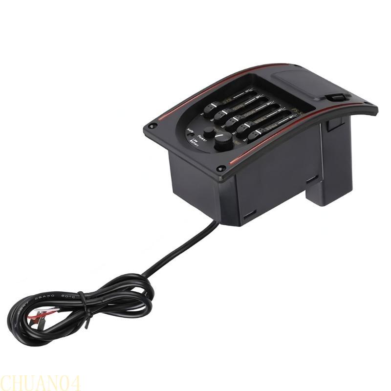 A1A2 Акустическая гитара 5-полосный эквалайзер Предусилитель Усилитель Звукосниматели для гитары Пьезоэлектрические системы Тюнер для гитары Звукосниматели для гитары