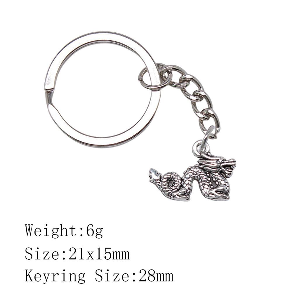 День благодарения Пара Брелок Дракон Змея Аниме Брелок Рюкзак Цепи Женщины