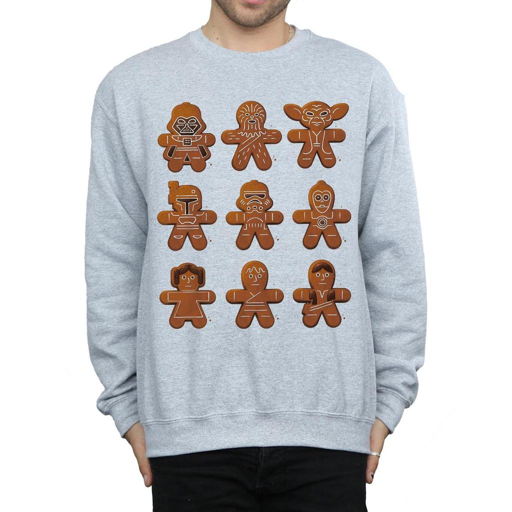 Star Wars Mens Christmas Gingerbread Sweatshirt