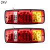 2 шт. HL-R-017 водонепроницаемый автомобильный 36 светодиодный задний фонарь для лодки, прицепа, 12/24 В постоянного тока, задние фонари