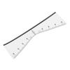 100 Pcs Disposable Eyebrow Ruler Stencils Stickers V Shaped Eyebrow Mapping Stickers for Symmetrical Shaping