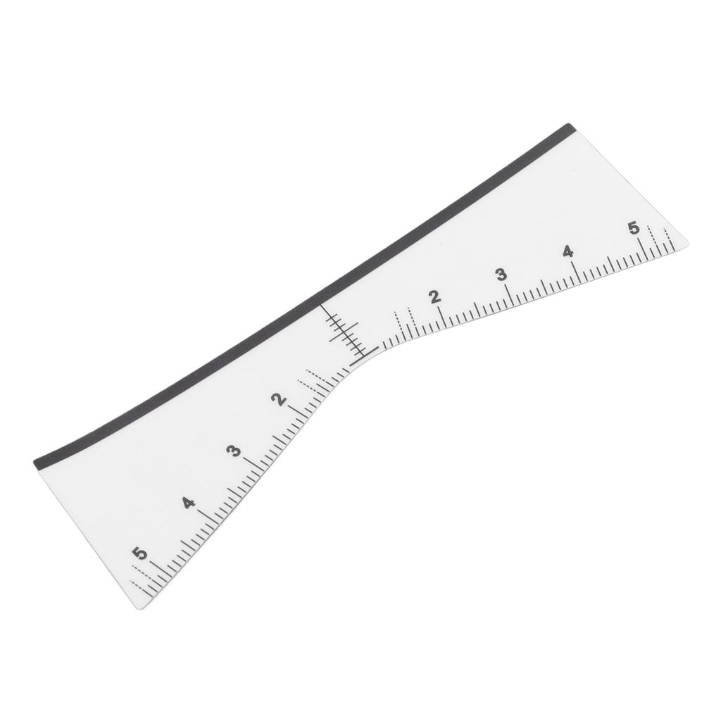 100 Pcs Disposable Eyebrow Ruler Stencils Stickers V Shaped Eyebrow Mapping Stickers for Symmetrical Shaping