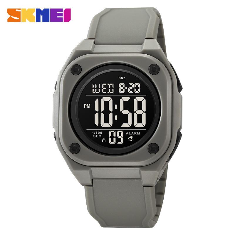 Moment Beauty Brand Watch 2160 Male and Female Students Square Multifunctional Sports Electronic Watch Waterproof Watch