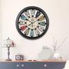 New Gear Wall Clock Living Room Wall Clock Wall Watch Home High-end Retro Style Clock