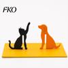 Creative Toy Hook 3D Printed Dog/Cat Hook, Compact Decorative Door Interactive Dog Shaped Pet Shape Hanger Ornament for Living Room Bedroom