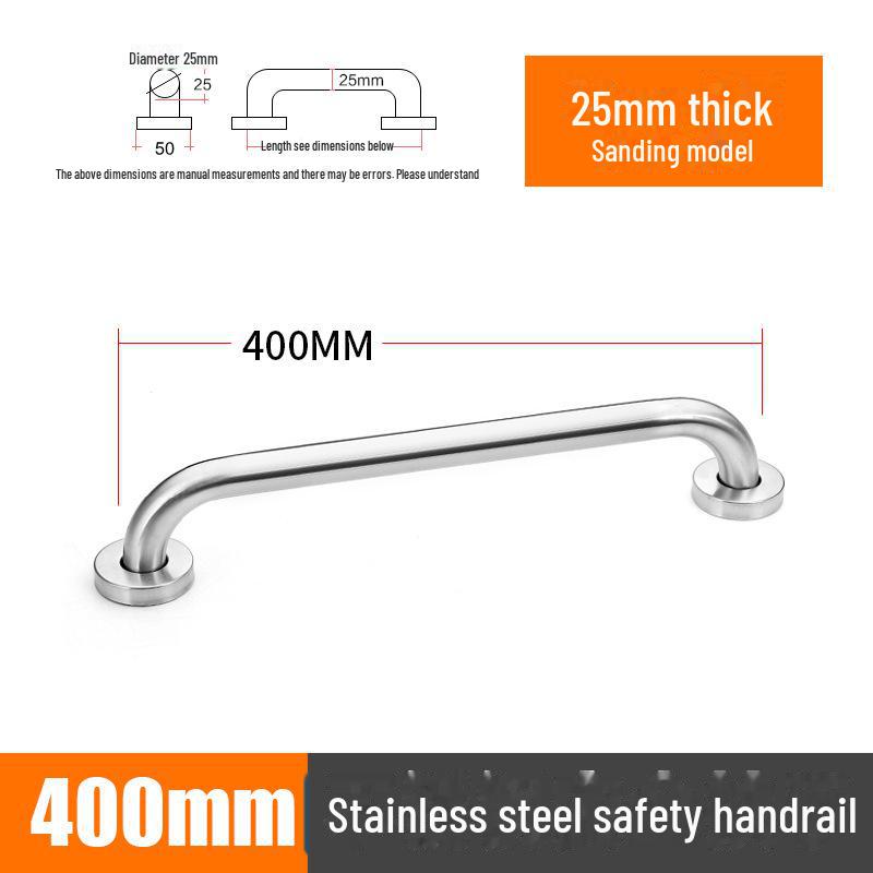 304 Stainless Steel Barrier-Free Bathroom Safety Handrail for Disabled and Elderly