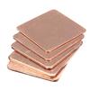 5 X Copper Heat Sink Laptop GPU CPU Heat Sink Copper Shim 15x15/20x20mm  0.3/0.5/0.8/1.0/1.2/1.5mm