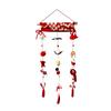 Hanging Decorations with Red Fabric Tapestry Hanging Hina Hanging Chirimen Perfect for the Doll Hina for the First Doll Festival Chikyu-ya [3 78315]
