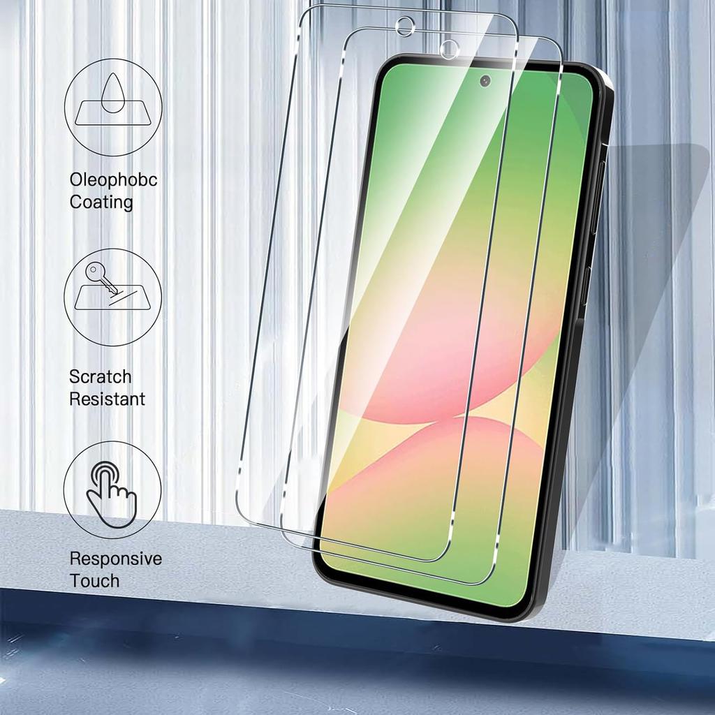 3pcs HD Clear Tempered Glass For Samsung Galaxy A16 A26 A56 A36 A06 4G 5G Screen Protector