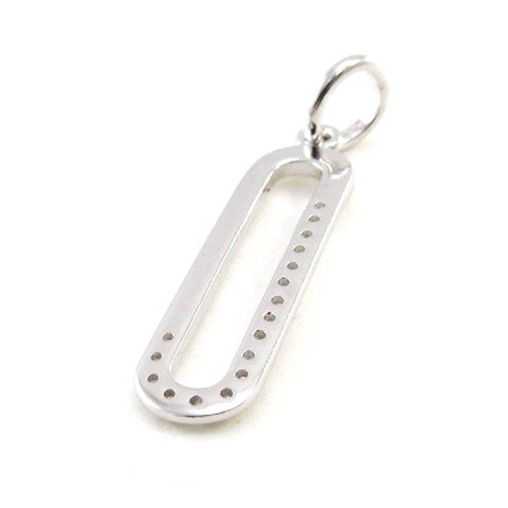 Les Trésors De Lily [I9765] - Серебряный кулон "Богиня" серебристо-белый (родиевое покрытие) - 32х7 мм