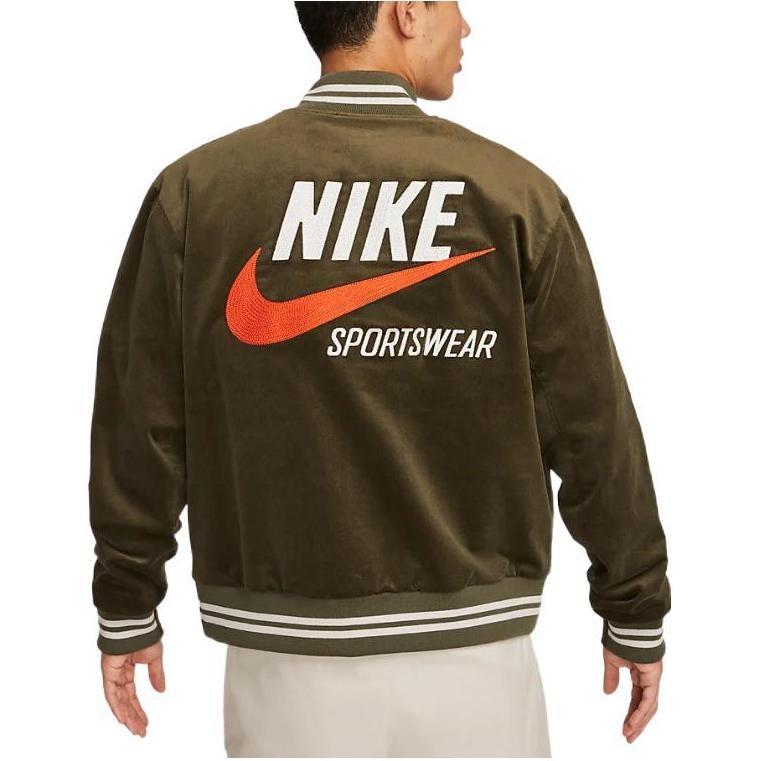Nike Модный бомбер 'Зеленый' Мужской DV9998-325
