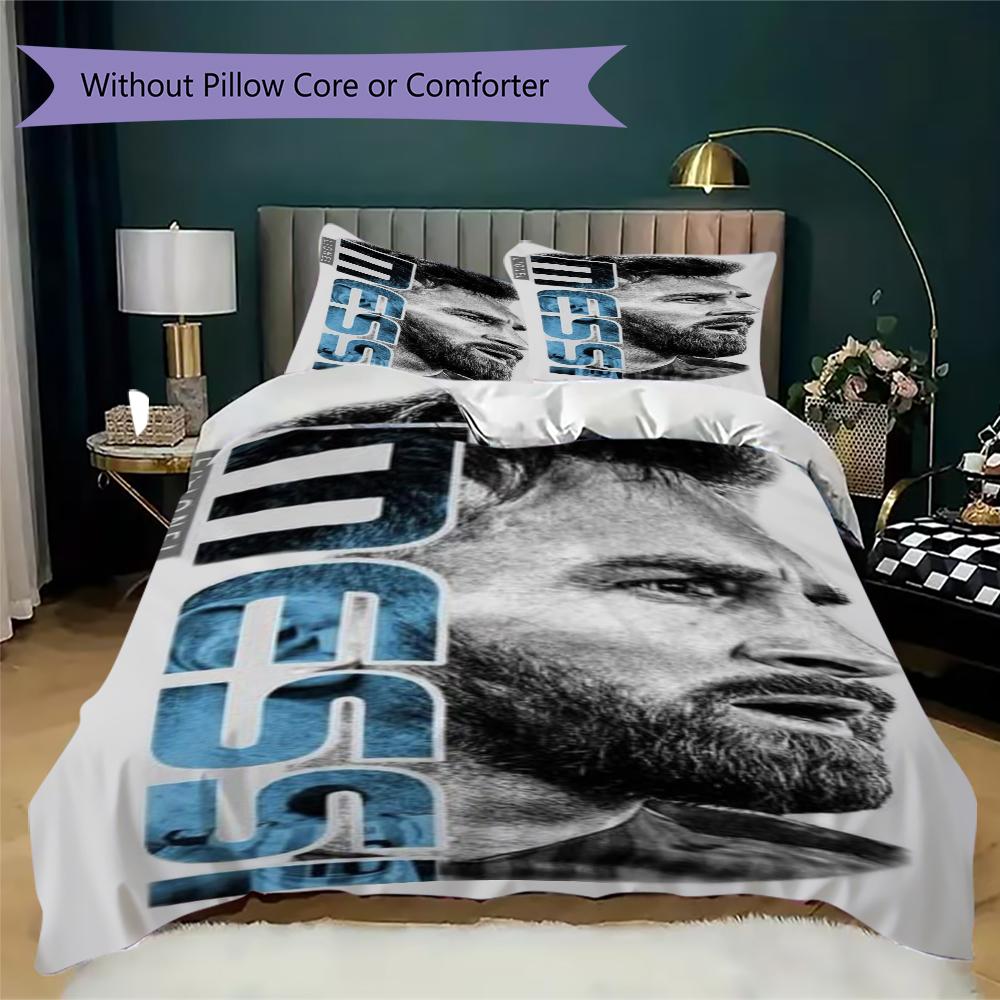 Lionel Messi Football Legend Bedding Without Core 1 Duvet Cover 2 Pillowcase Without Core Christmas Birthday Gift Bedding Set
