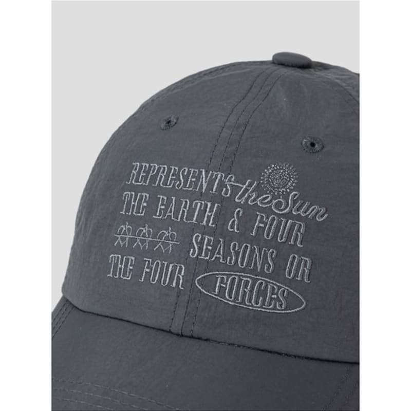 8seconds Нейлоновая бейсболка в тон с буквенным принтом пепельного цвета (29578BWY44)