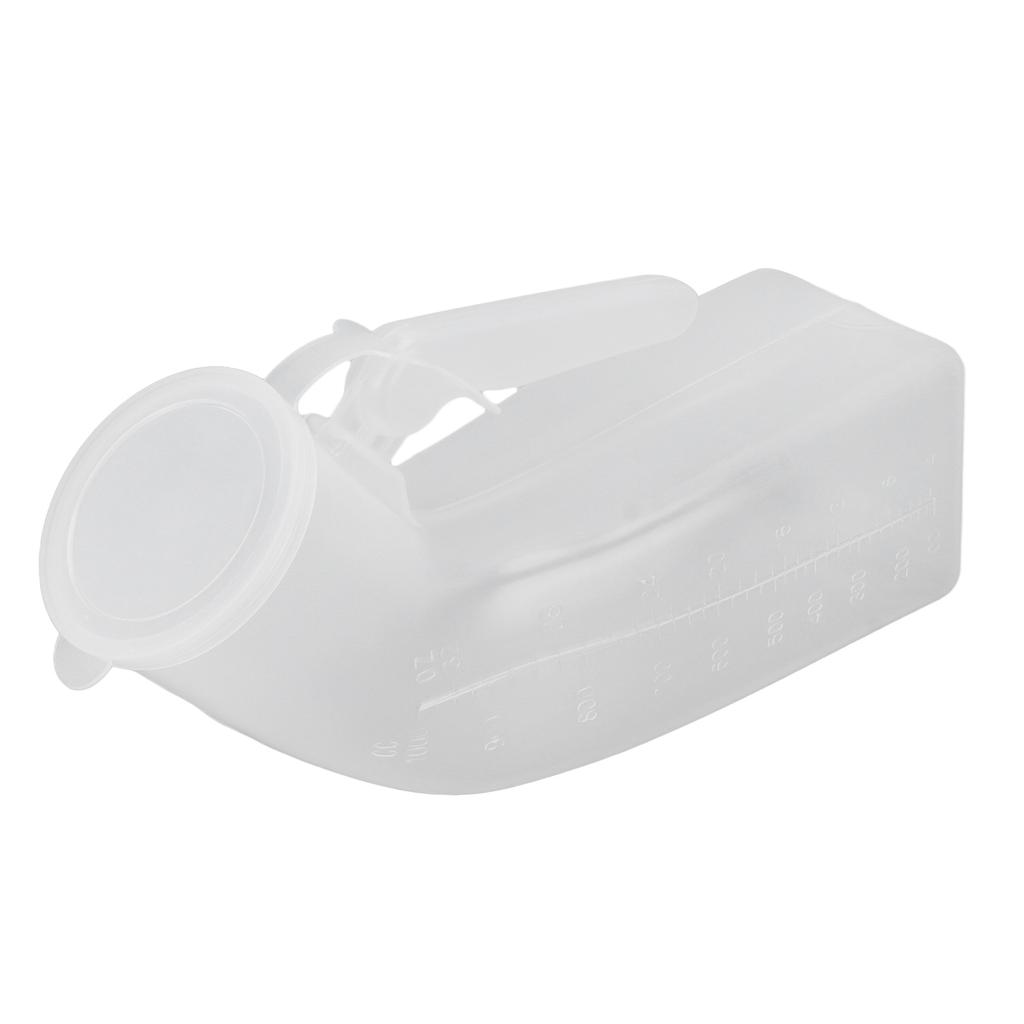 Бутылка для мочи для мужчин, герметичная, 1000 мл, большая емкость, бутылка для мочи для пожилых людей со съемной крышкой