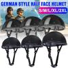 S-2XL DOT Мотоциклетный шлем в немецком стиле с половиной лица для мотокросса Велосипед Матовый черный