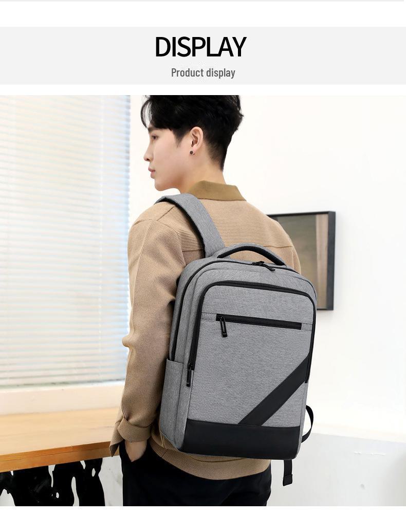 High-End Men's Waterproof Travel Backpack with Laptop Compartment – Large Capacity Business & School Bag