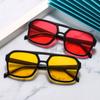 Vintage Oversized Sunglasses Woman Fashion Brand Big Frame Sun Glasses Female Candy Colors Ins Style Aviation