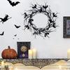 Halloween Plastic Unique Wall Hanging Party Decoration Pendants Arrange Props Wreath Garland Decorative 3 Styles