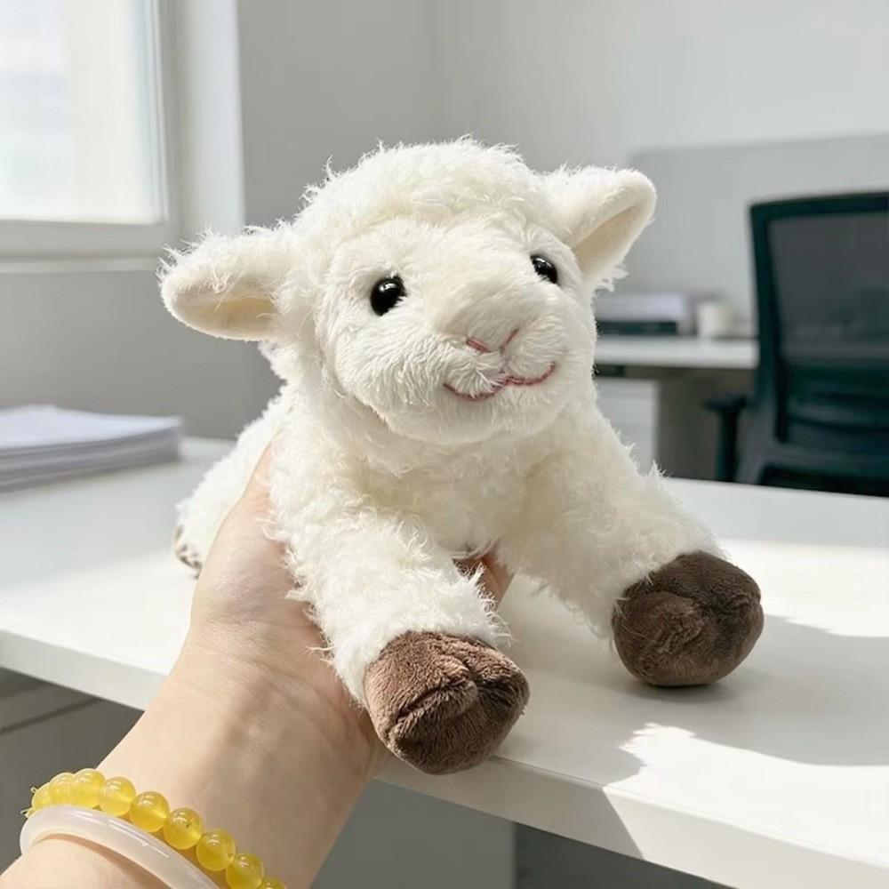 20cm Size Baby Lamb Plush Toy Soft Fluffy Touch Sheep Stuffed Toy Lamb Stuffed Animal For Kids