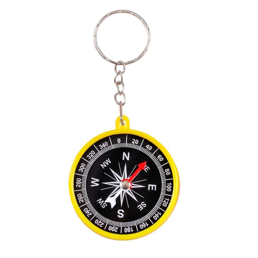 Hiking Pocket Compass Keychain Climbing Navigation Tools Mini Compass Pendant Backpack Decor