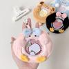 Cartoon Mini Badge Holder Bag Cute Animal Badge Display Purse Portable Photo Storage Bag  Lipstick