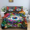 Colored Art Human Eye Comfortable Duvet Quilt Cover Pillowcase Bedding Set Children Bedroom Decoration Home Textile