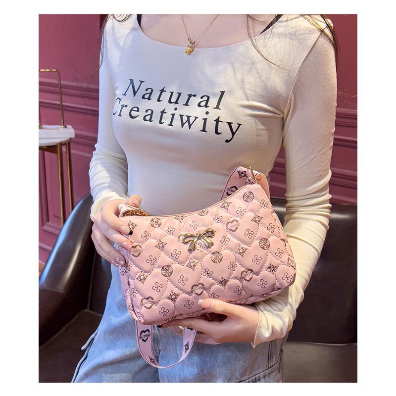 Роскошная летняя женская сумка через плечо с принтом и тесьмой