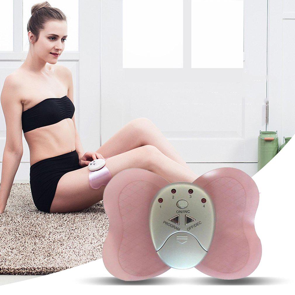 Портативный беспроводной электрический массажер-бабочка для всего тела, талии, вибрирующий для похудения, облегчение боли в мышцах, массажный коврик, устройство