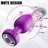 Vibrator with 10 Vibration Speeds Wireless Remote Control Vibrator Anal Plug Small Discreet and Silent Mini Sex Toys for Couples