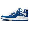 Li Ning Weiw Pro Synthetic Leather Non-Slip Wear-Resistant Low-Top Skate Shoes Men Sneaker White Blue AECT013-2