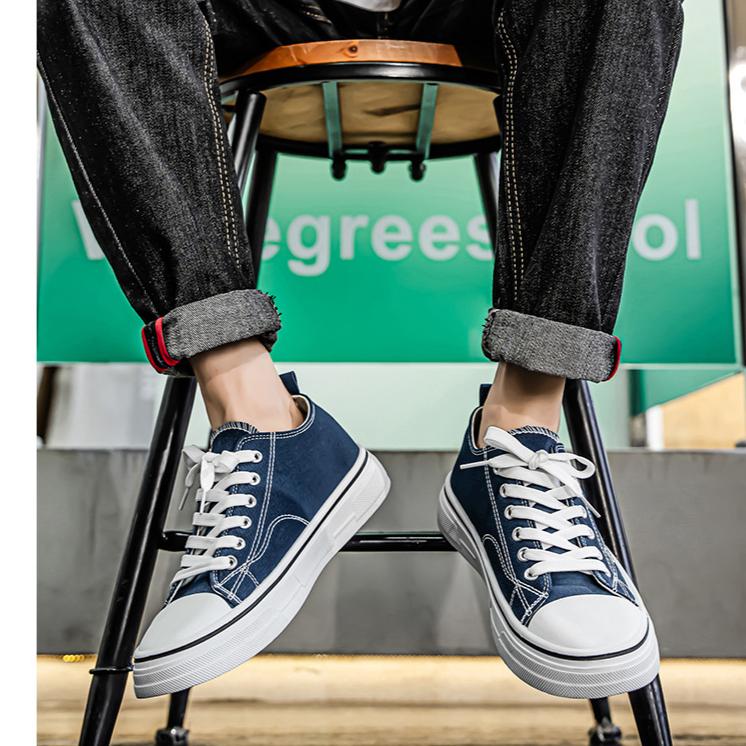 Парусиновые туфли Мужская летняя дышащая обувь Универсальная студенческая классическая тканевая обувь Спортивная повседневная тканевая обувь Легкая мягкая подошва для досок