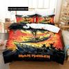 Iron Heavy Metal Maidens Bedding Set Duvet Cover Bed Set Quilt Cover Pillowcase Comforter King Queen Size Boys Adult Bedding Set