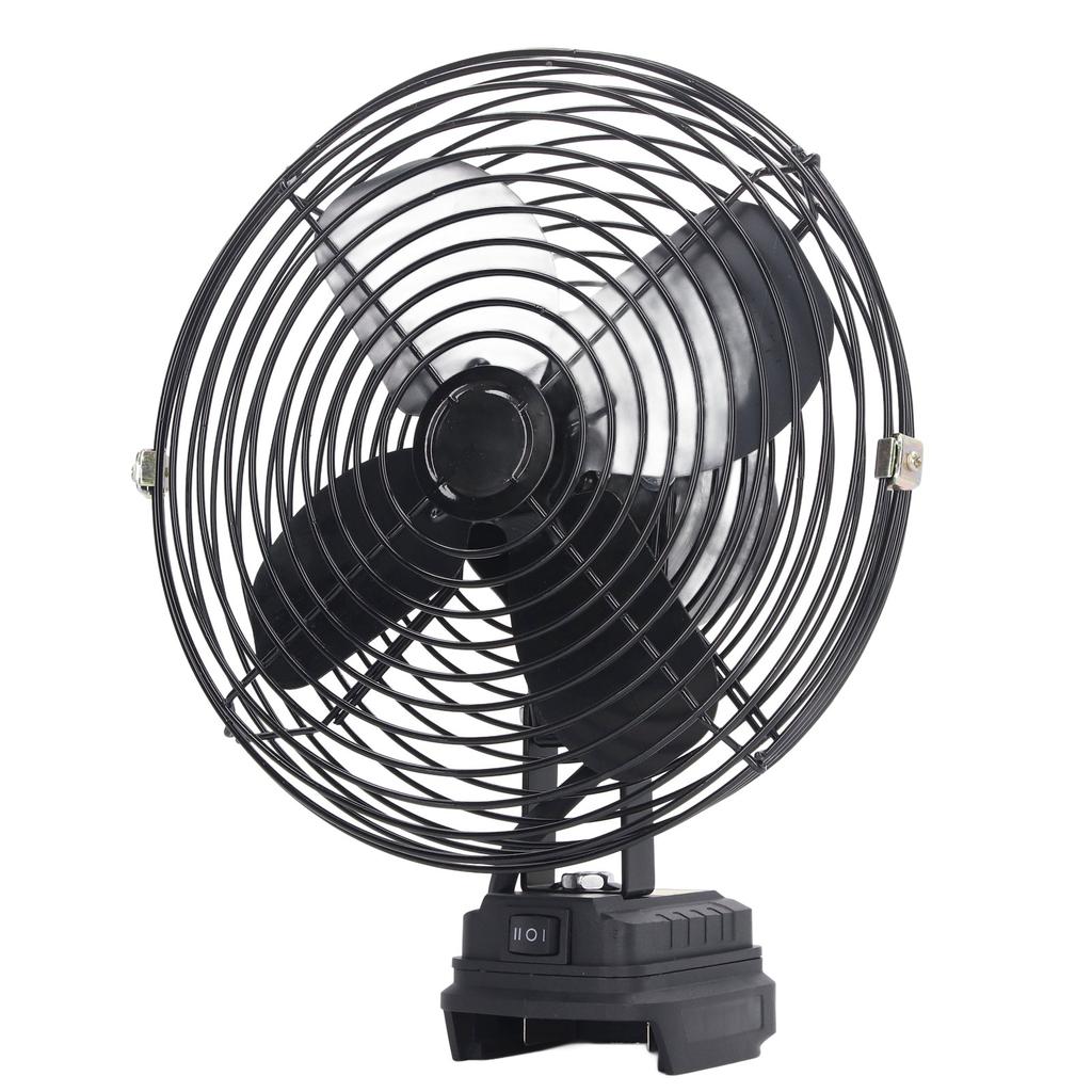 30W 8in Rechargeable Electric Fan Portable 18V Lithium Battery Electric Fan for Camping