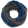 BUYER Pure Cashmere 10 Colors Neck Knit Cashmere X Charcoal for Men and 100% Two-Tone Snood, Available, Warmer, Snood, (Navy Gray) Women, HONTSN-18