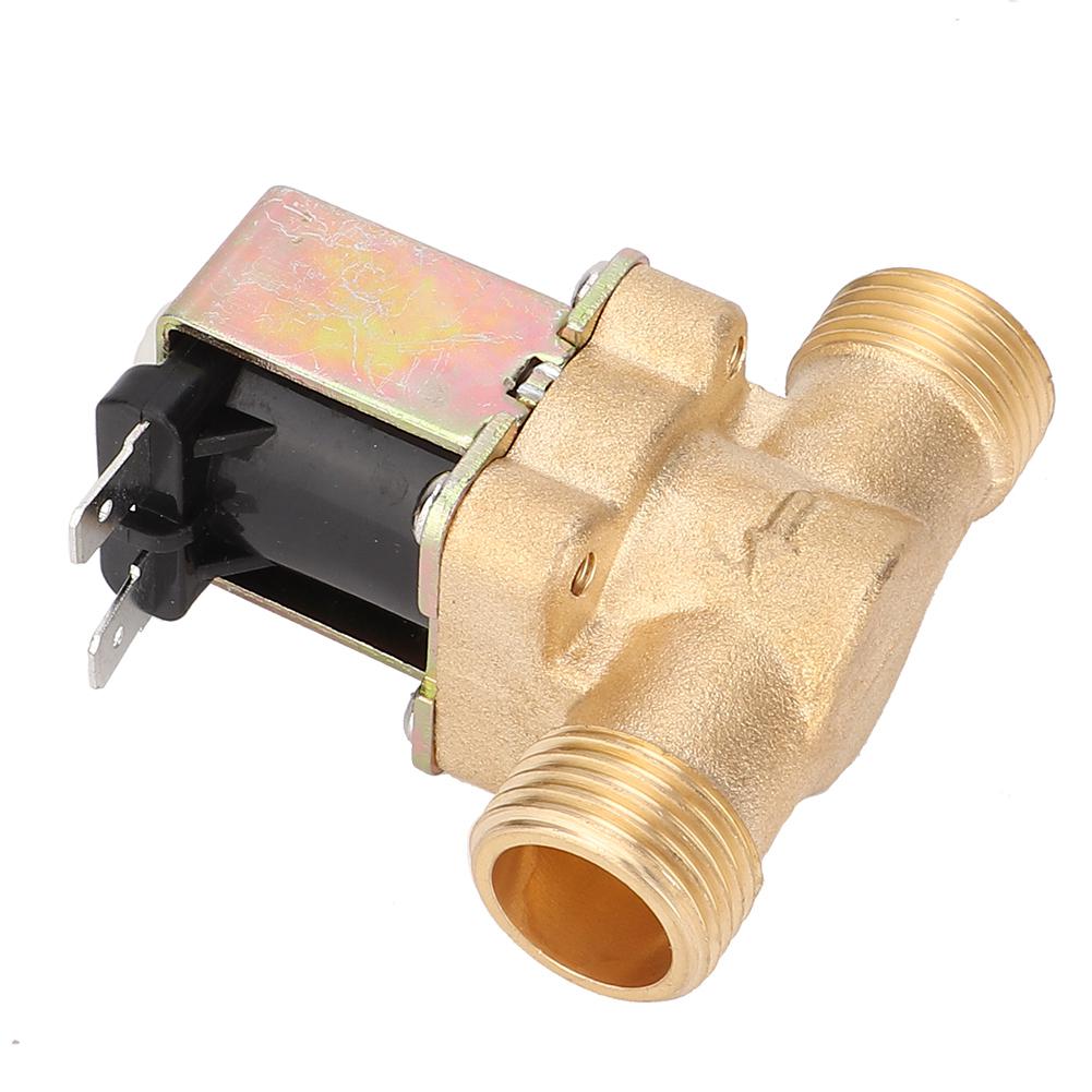 G1 2 Normally Open Brass Solenoid Electromagnetic Valve Water Inlet Switch (DC12V)