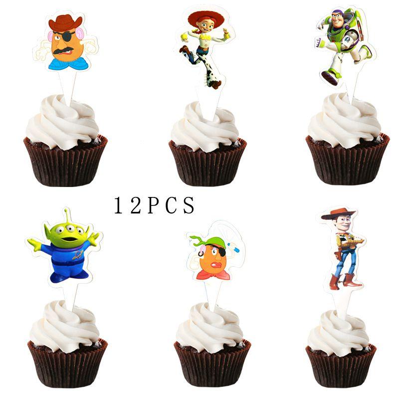 Story Toy Theme Buzz Woody Bo Peep Birthday Party Supplies Plates Cups Banner