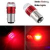 2PCS Red Brake Blink 6000K DC12V Reverse Light Lamp Truck Signal Bulbs Car LED Light BAY15D P21/5W