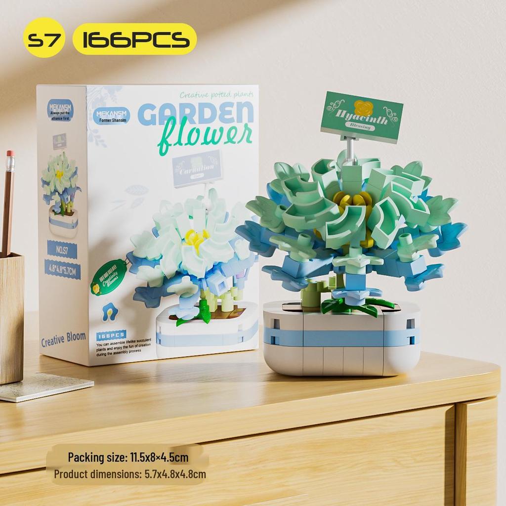 Суккулентный букет из цветов, конструктор - Праздничные подарки и игрушки