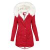 Women's Winter Padded Thickened Hooded Cotton Coat Mid-length Model Thin Warm Jacket