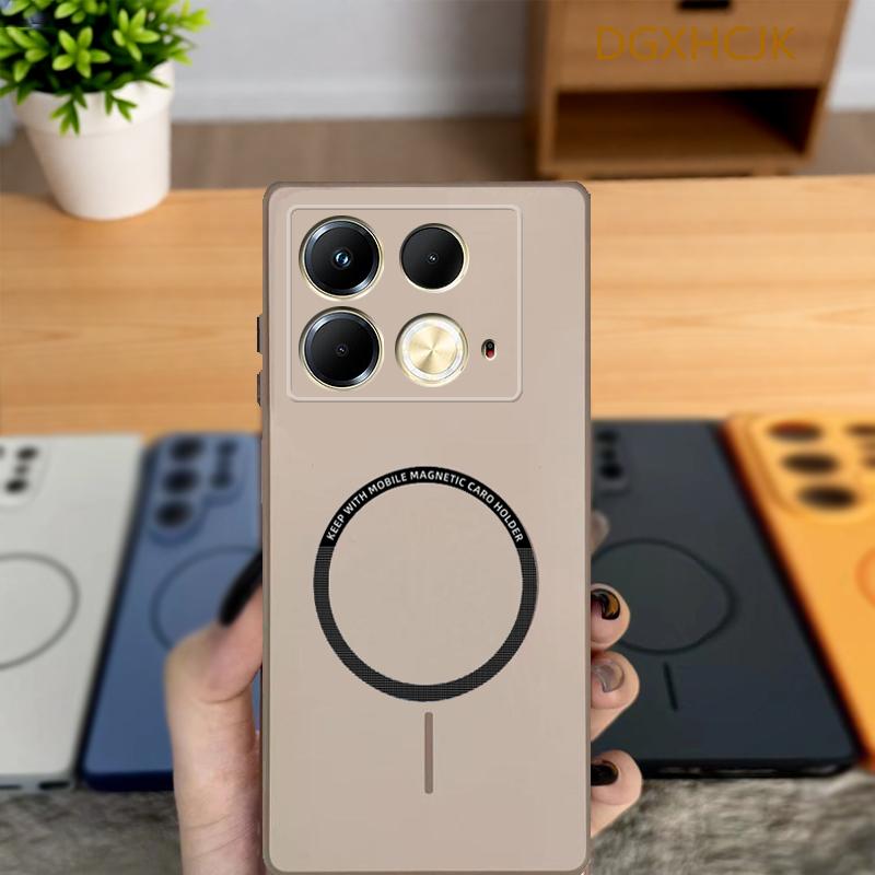 Для Infinix Note 40 Чехол для Infinix Note 40 Pro Чехол для телефона Infinix Note 40 Pro + Плюс Чехол Цветной магнитный жесткий Силиконовая задняя крышка