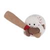 Apricot Lamb Happy Baseball Plush Toy for Kids, Soft and Cute, Fluffy Happy Baseball for Girls and Boys, 14cm