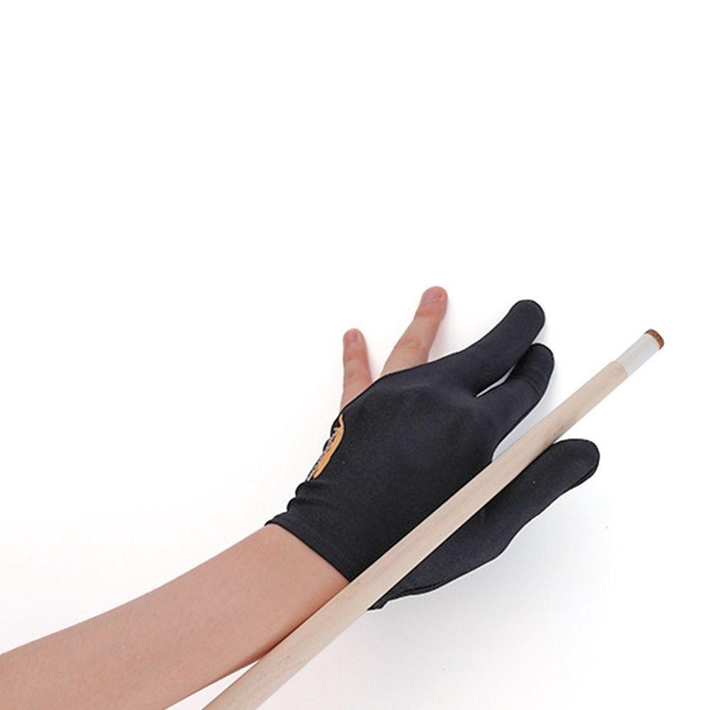 Breathable Snooker Gloves Spandex Three Finger Gloves New Billiard Accessories  Men Women
