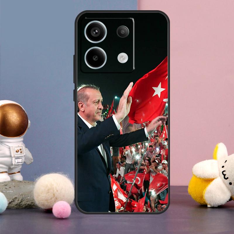 President Turkey Recep Tayyip Erdogan Cover For Xiaomi Redmi Note 13 12 11 9 10 Pro 12S 11S 10S 9S Redmi 13 12 10C 12C 13C Case