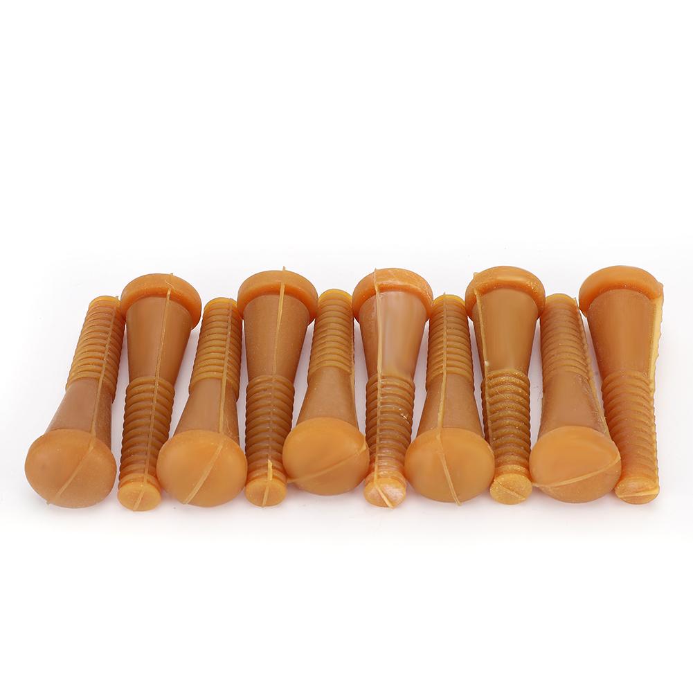 10pcs Poultry Plucking Fingers Hair Removal Stick Ducks Chicken Geese Plucker Picker