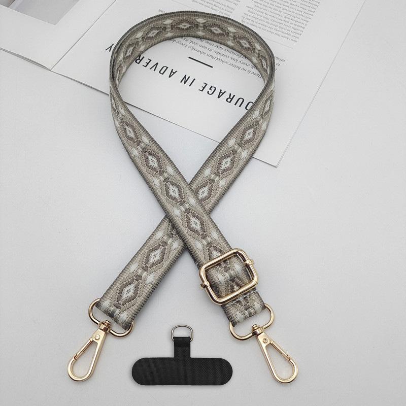 Mobile Phone Lanyards Can Be Wholesale New Ethnic Style Adjustable Neck Lanyards Mobile Phone Bags Straps Fixed Clips Anti-loss