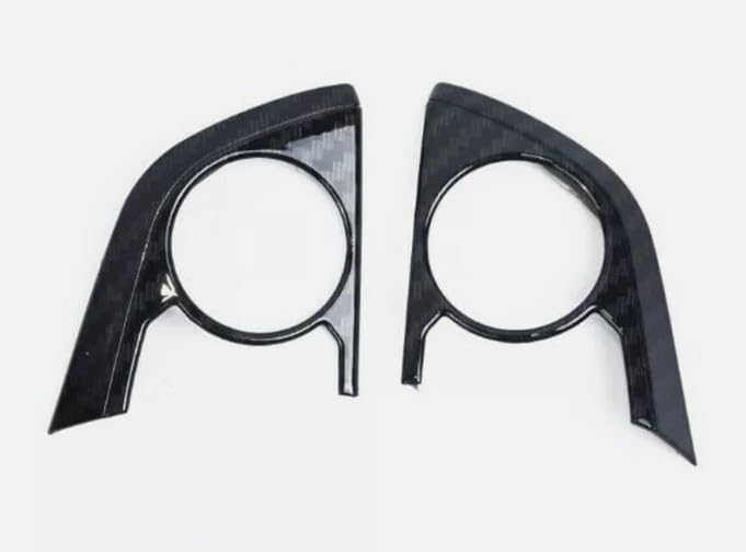 FUKUARE Накладка на переключатель рулевого управления из черного углеволокна для Camry 70, Crown 220 и Corolla 210 серии, серии,