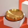 Аксессуары для домашних животных с силиконовой подставкой Миска из нержавеющей стали для животных Нескользящая миска-кормушка Миска для собаки 16 см Контейнер для воды Миска для кошки Собака/Кошка