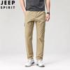 JEEP SPIRIT Мужские весенне-летние тонкие свободные повседневные брюки прямого кроя