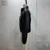 Womens 2026 Fall Vintage Biker Faux Leather Jacket Stand Collar Double Breasted Casual Outerwear