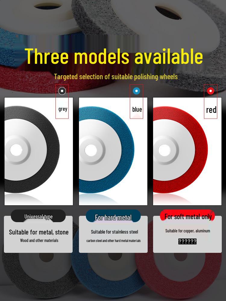 Полировальный пад из нержавеющей стали для большой белой акулы - Нейлоновое волокно для угловой шлифмашины для удаления ржавчины